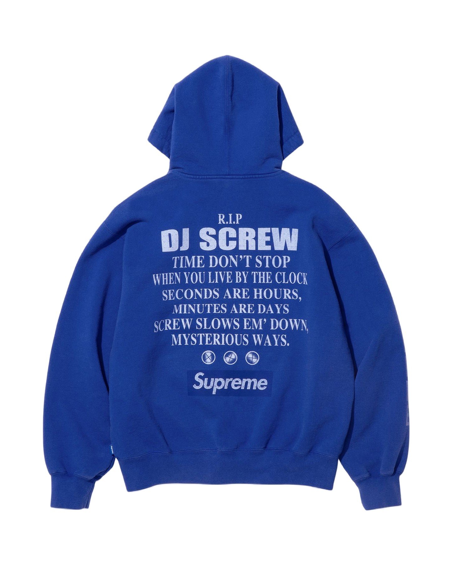 Supreme/DJ Screw Zip Up Hooded Sweatshirt view 5